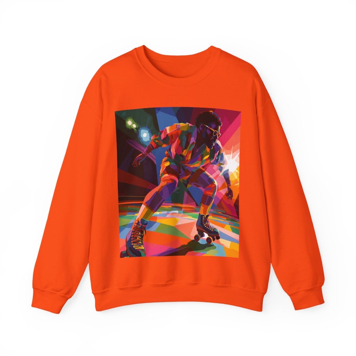 Roller Rink Soul Sweatshirt - Afrocentric Art by The Trini Gee