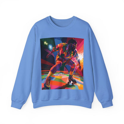 Roller Rink Soul Sweatshirt - Afrocentric Art by The Trini Gee