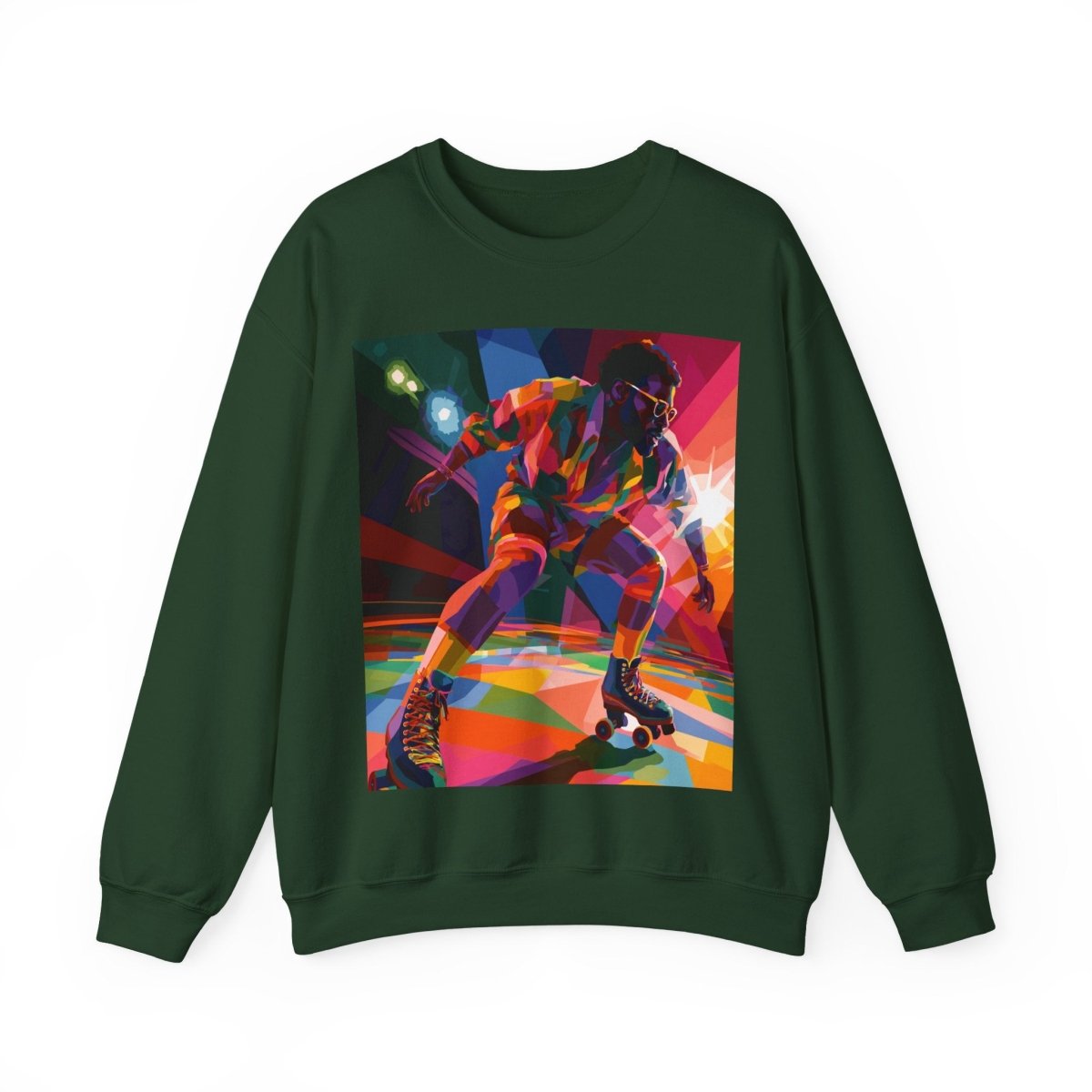 Roller Rink Soul Sweatshirt - Afrocentric Art by The Trini Gee