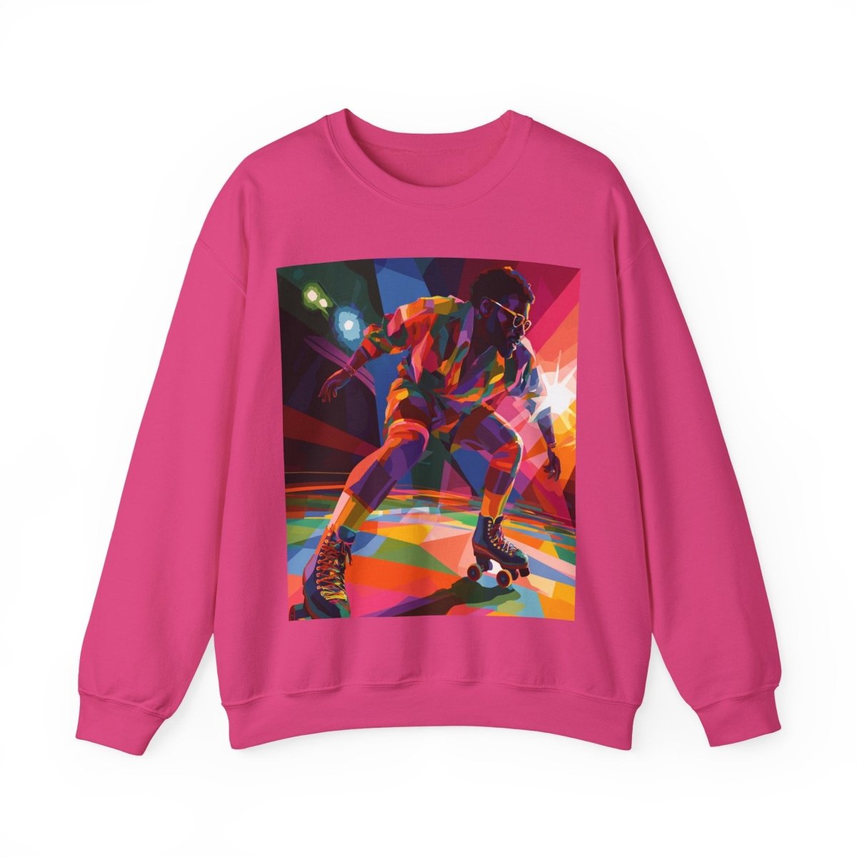 Roller Rink Soul Sweatshirt - Afrocentric Art by The Trini Gee