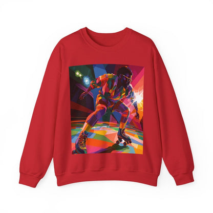 Roller Rink Soul Sweatshirt - Afrocentric Art by The Trini Gee