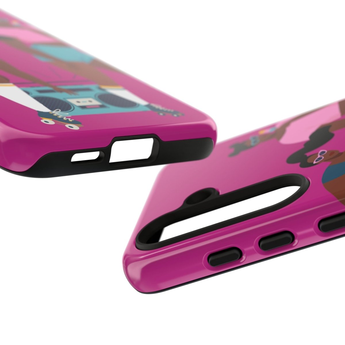 Roller Skates Phone Case - Afrocentric Art by The Trini Gee