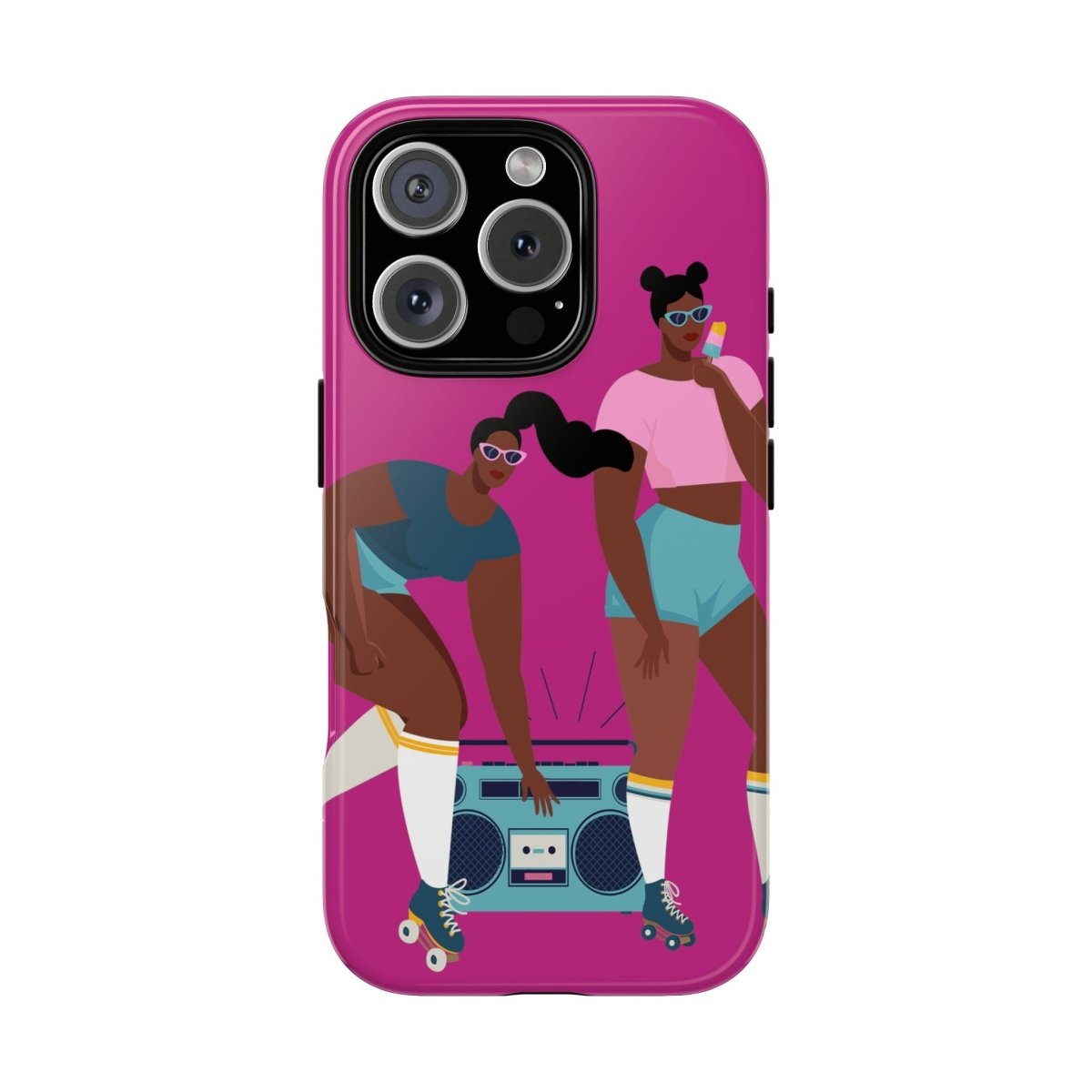 Roller Skates Phone Case - Afrocentric Art by The Trini Gee