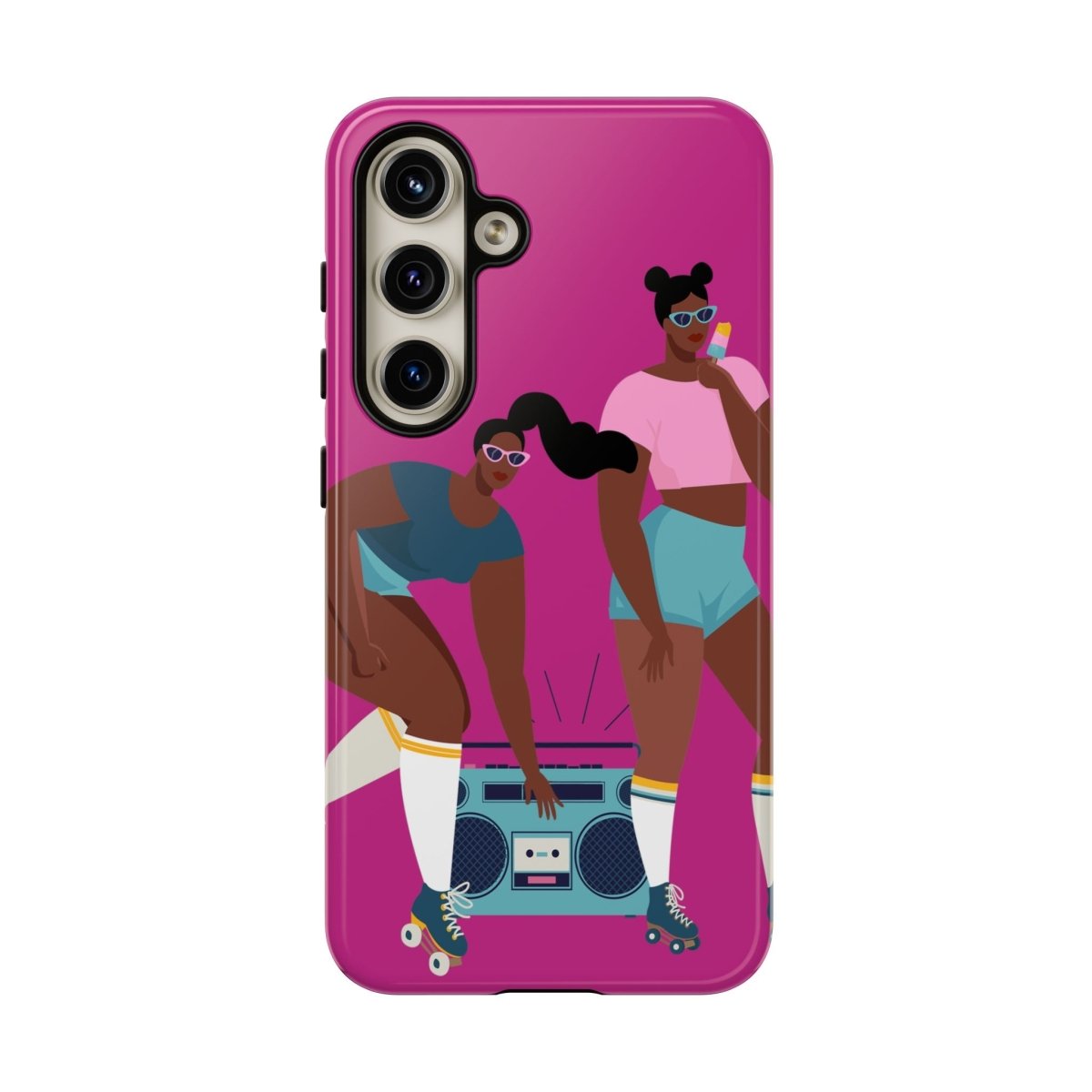 Roller Skates Phone Case - Afrocentric Art by The Trini Gee