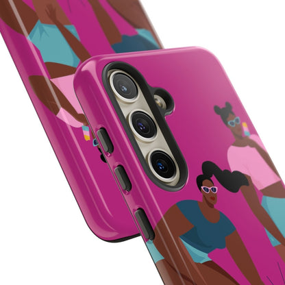 Roller Skates Phone Case - Afrocentric Art by The Trini Gee