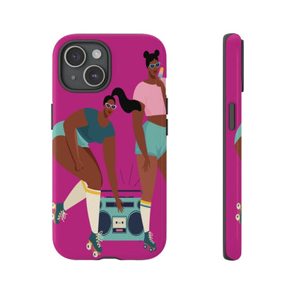 Roller Skates Phone Case - Afrocentric Art by The Trini Gee