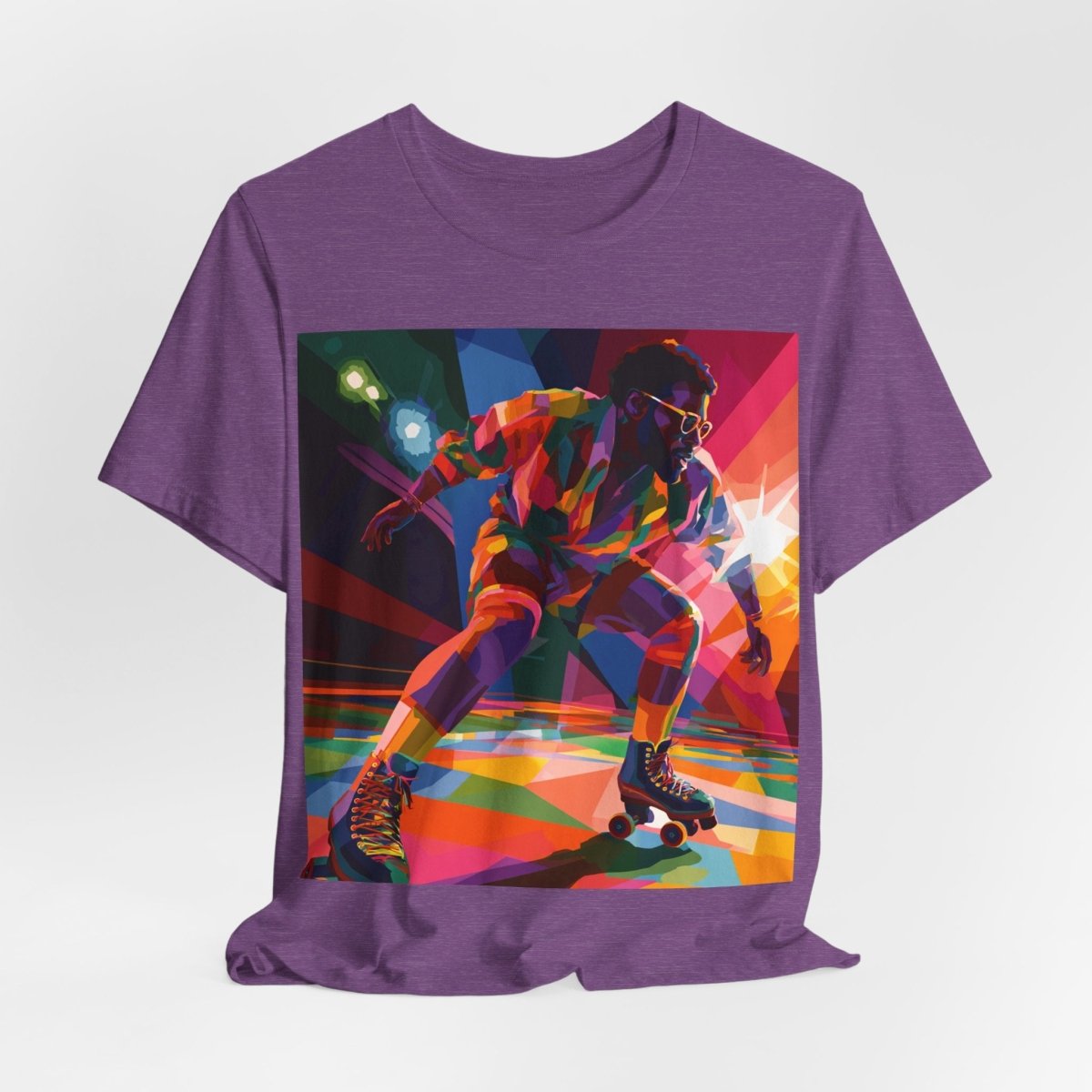 Roller Skating T-shirt - Afrocentric Art by The Trini Gee