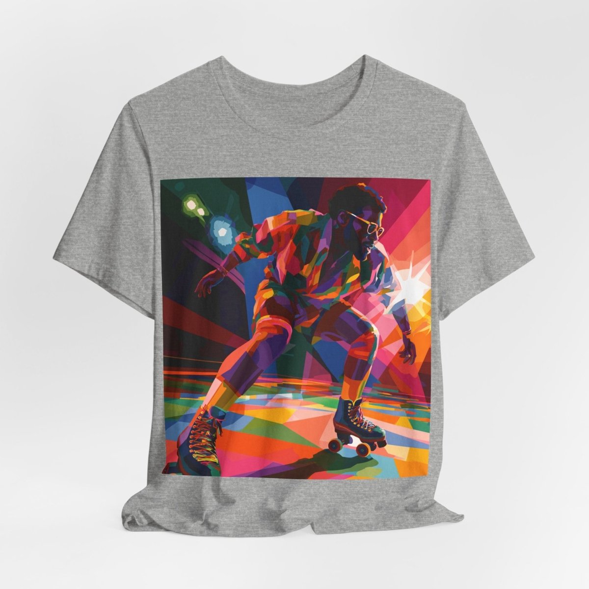 Roller Skating T-shirt - Afrocentric Art by The Trini Gee