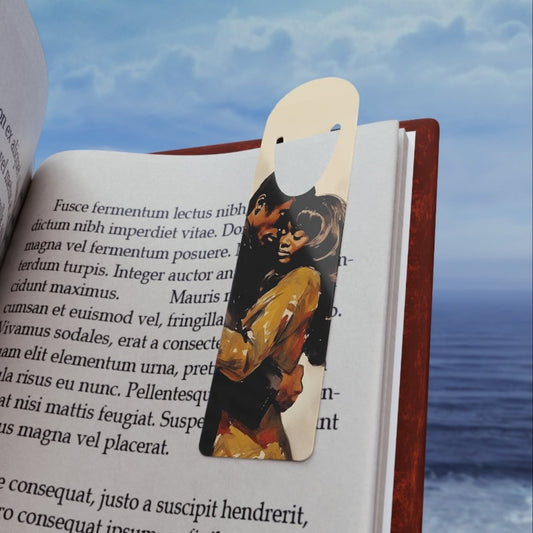 Romantic Couple Bookmark - Afrocentric Art by The Trini Gee