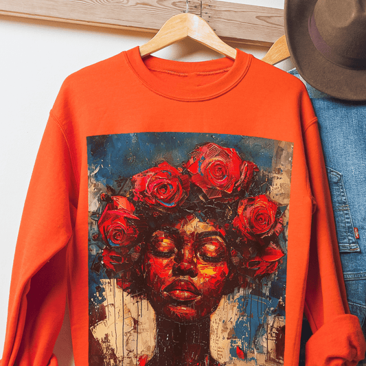 Rose Crown Sweatshirt - The Trini Gee
