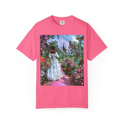 Rose Garden T-Shirt - Afrocentric Art by The Trini Gee