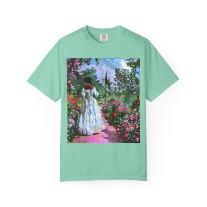Rose Garden T-Shirt - Afrocentric Art by The Trini Gee