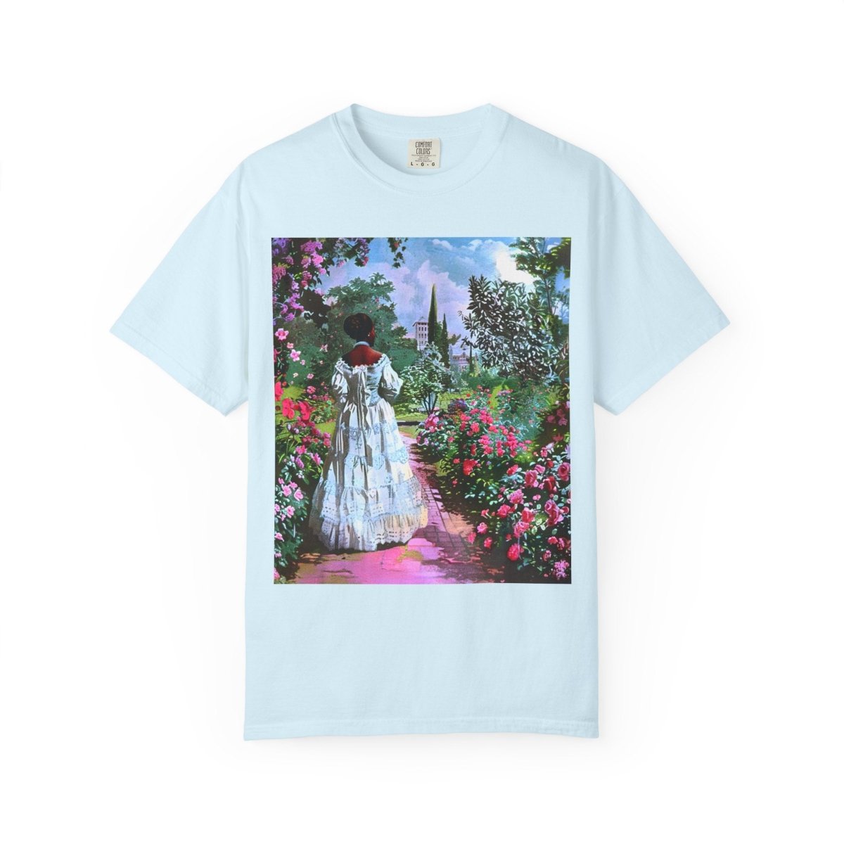 Rose Garden T-Shirt - Afrocentric Art by The Trini Gee