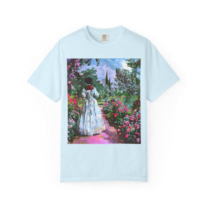 Rose Garden T-Shirt - Afrocentric Art by The Trini Gee