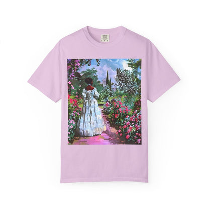 Rose Garden T-Shirt - Afrocentric Art by The Trini Gee