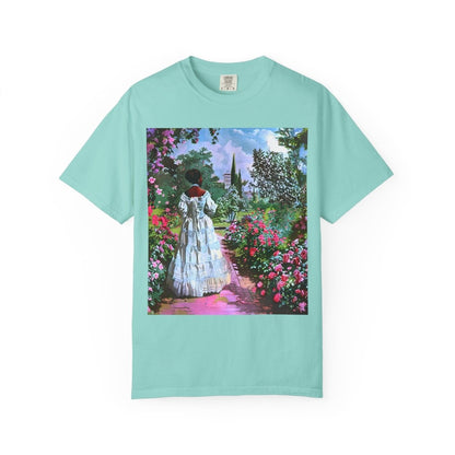 Rose Garden T-Shirt - Afrocentric Art by The Trini Gee