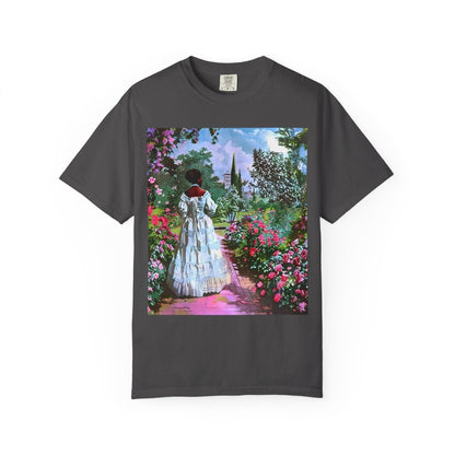 Rose Garden T-Shirt - Afrocentric Art by The Trini Gee