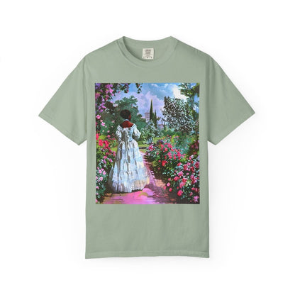 Rose Garden T-Shirt - Afrocentric Art by The Trini Gee