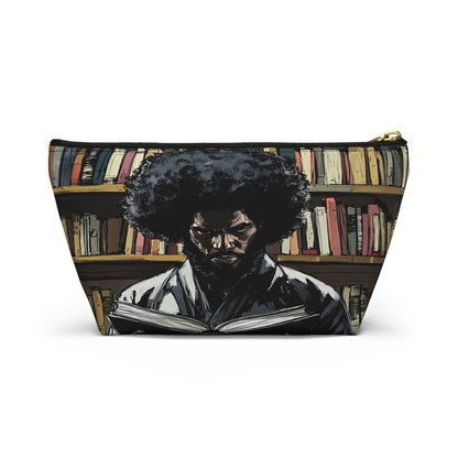 Samurai Scholar T - bottom Pouch - Afrocentric Art by The Trini Gee