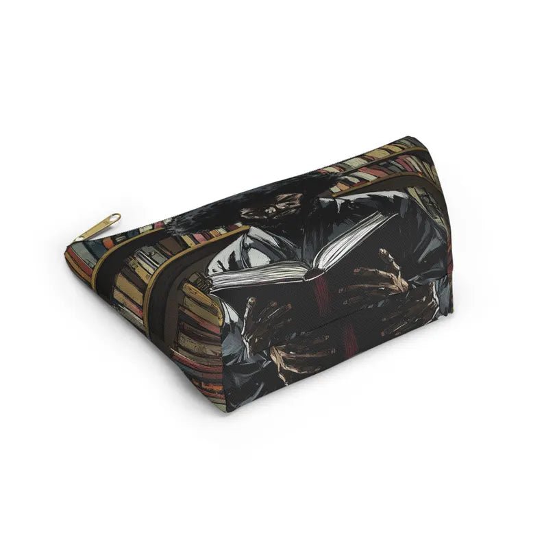 Samurai Scholar T - bottom Pouch - Afrocentric Art by The Trini Gee