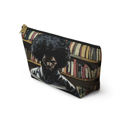 Samurai Scholar T - bottom Pouch - Afrocentric Art by The Trini Gee
