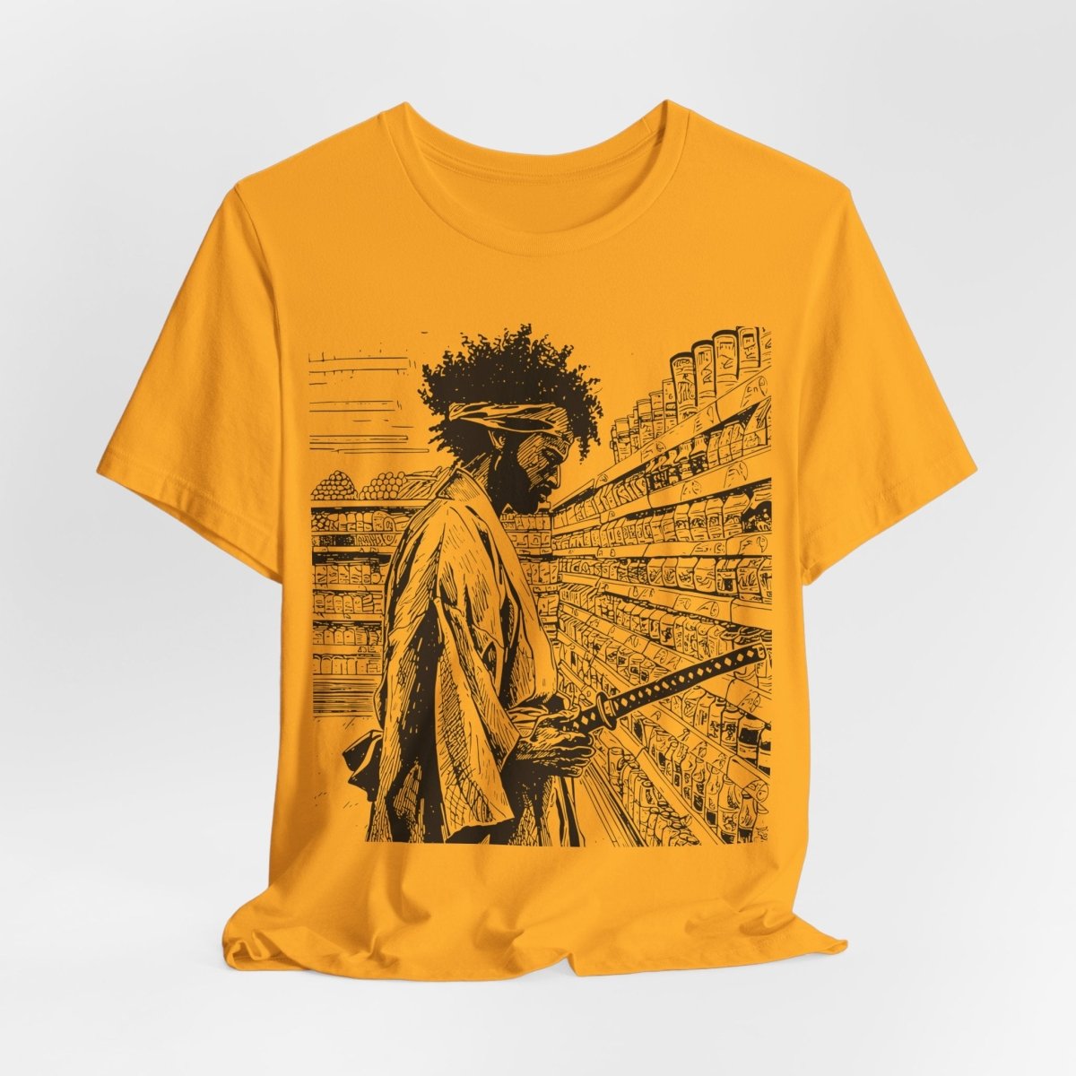 Samurai Shirt - Afrocentric Art by The Trini Gee