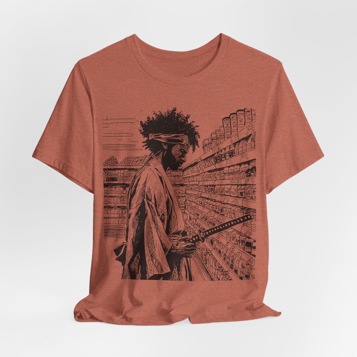 Samurai Shirt - Afrocentric Art by The Trini Gee