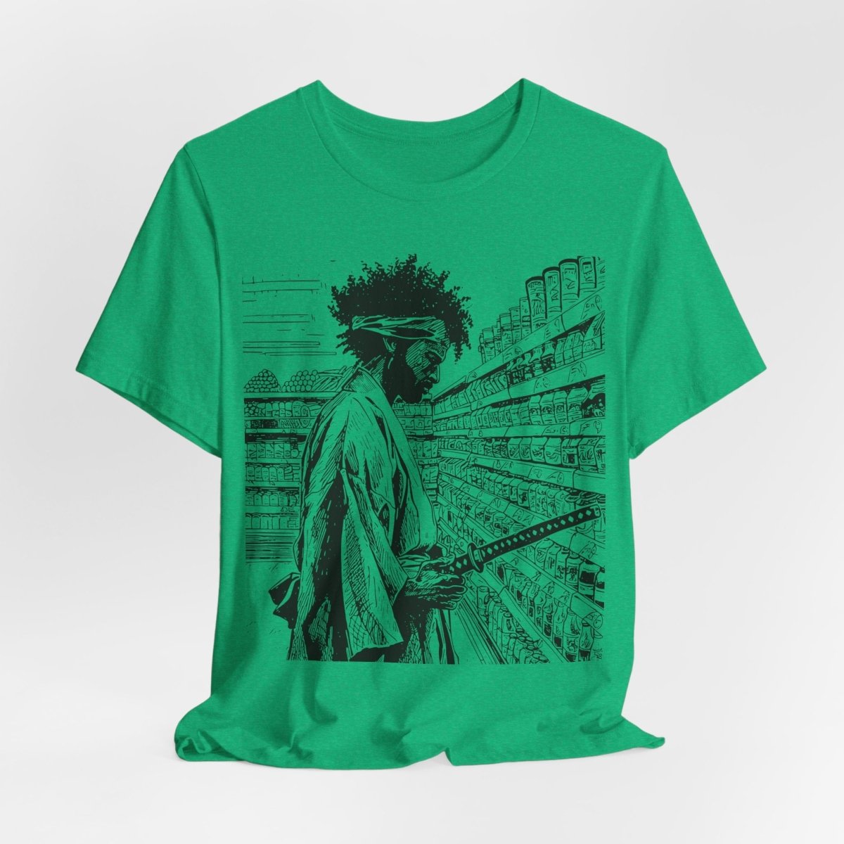 Samurai Shirt - Afrocentric Art by The Trini Gee