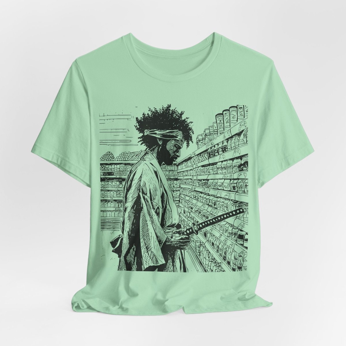 Samurai Shirt - Afrocentric Art by The Trini Gee