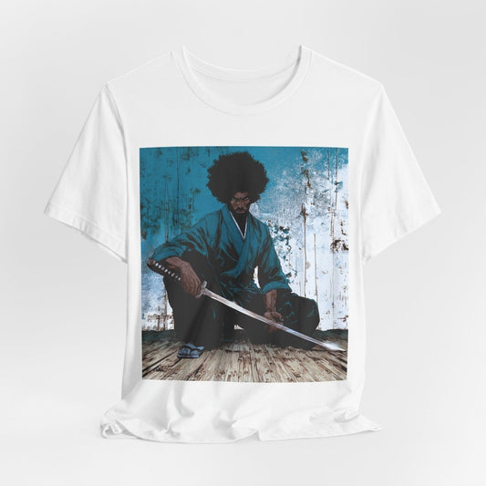 Samurai Sword Graphic Shirt - Afrocentric Art by The Trini Gee