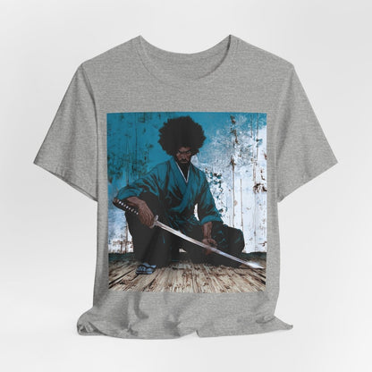 Samurai Sword Graphic Shirt - Afrocentric Art by The Trini Gee