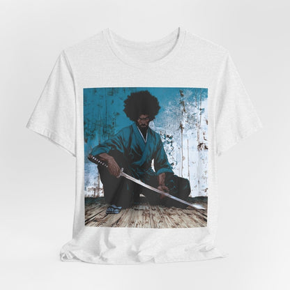 Samurai Sword Graphic Shirt - Afrocentric Art by The Trini Gee