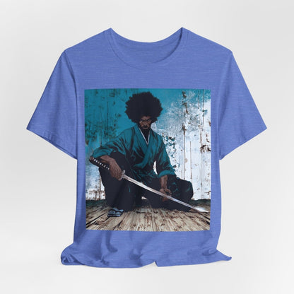 Samurai Sword Graphic Shirt - Afrocentric Art by The Trini Gee