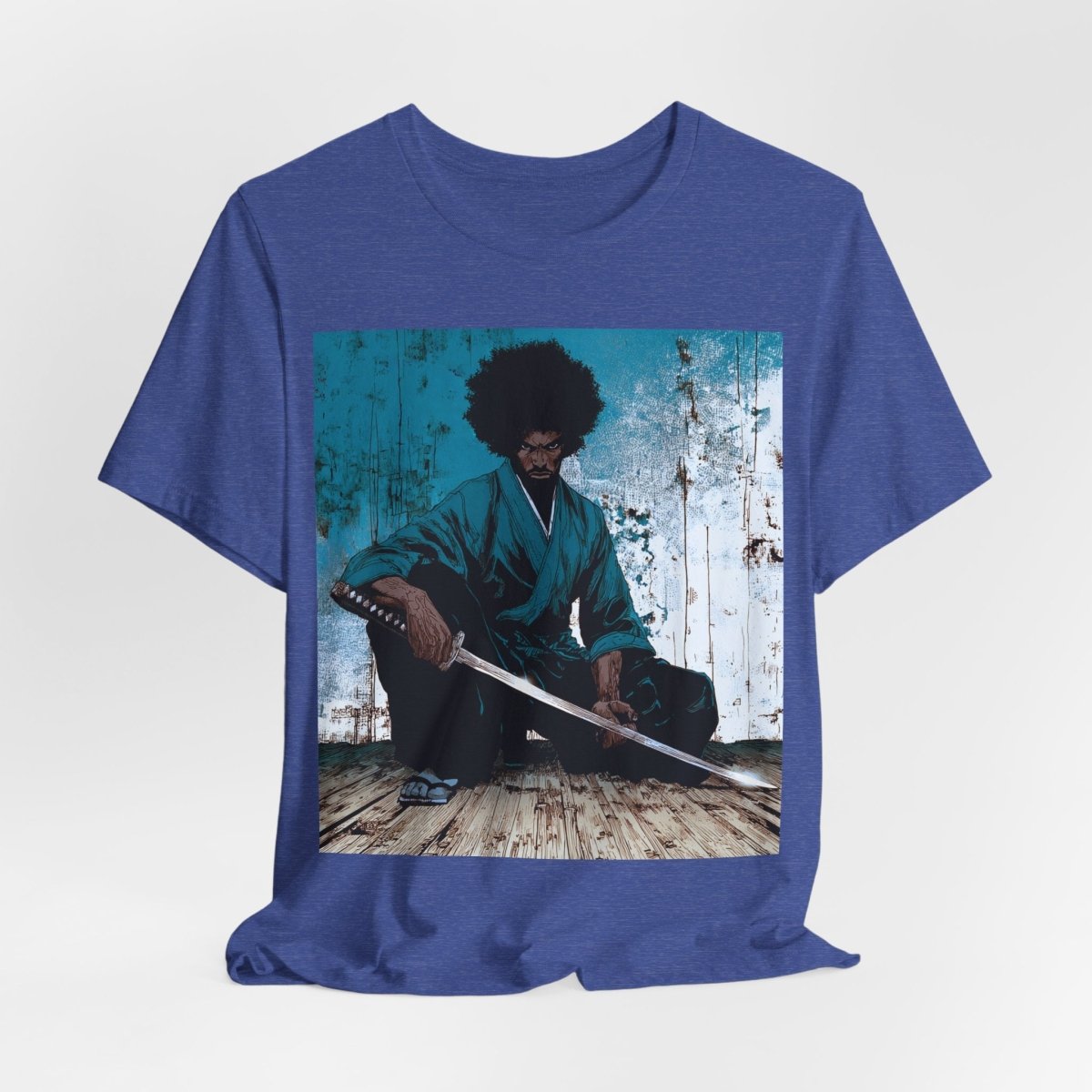 Samurai Sword Graphic Shirt - Afrocentric Art by The Trini Gee
