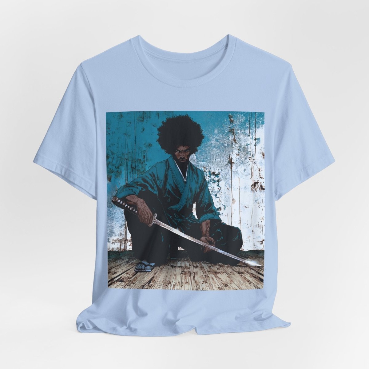 Samurai Sword Graphic Shirt - Afrocentric Art by The Trini Gee