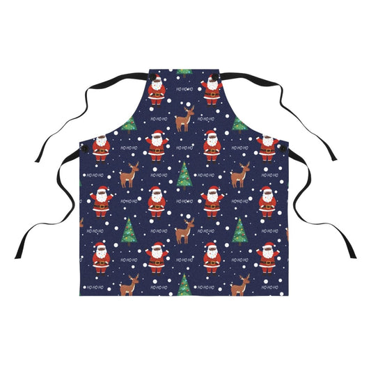 Santa and Reindeer Apron - The Trini Gee