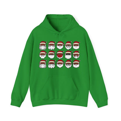 Santa Heads Hoodie - Afrocentric Art by The Trini Gee