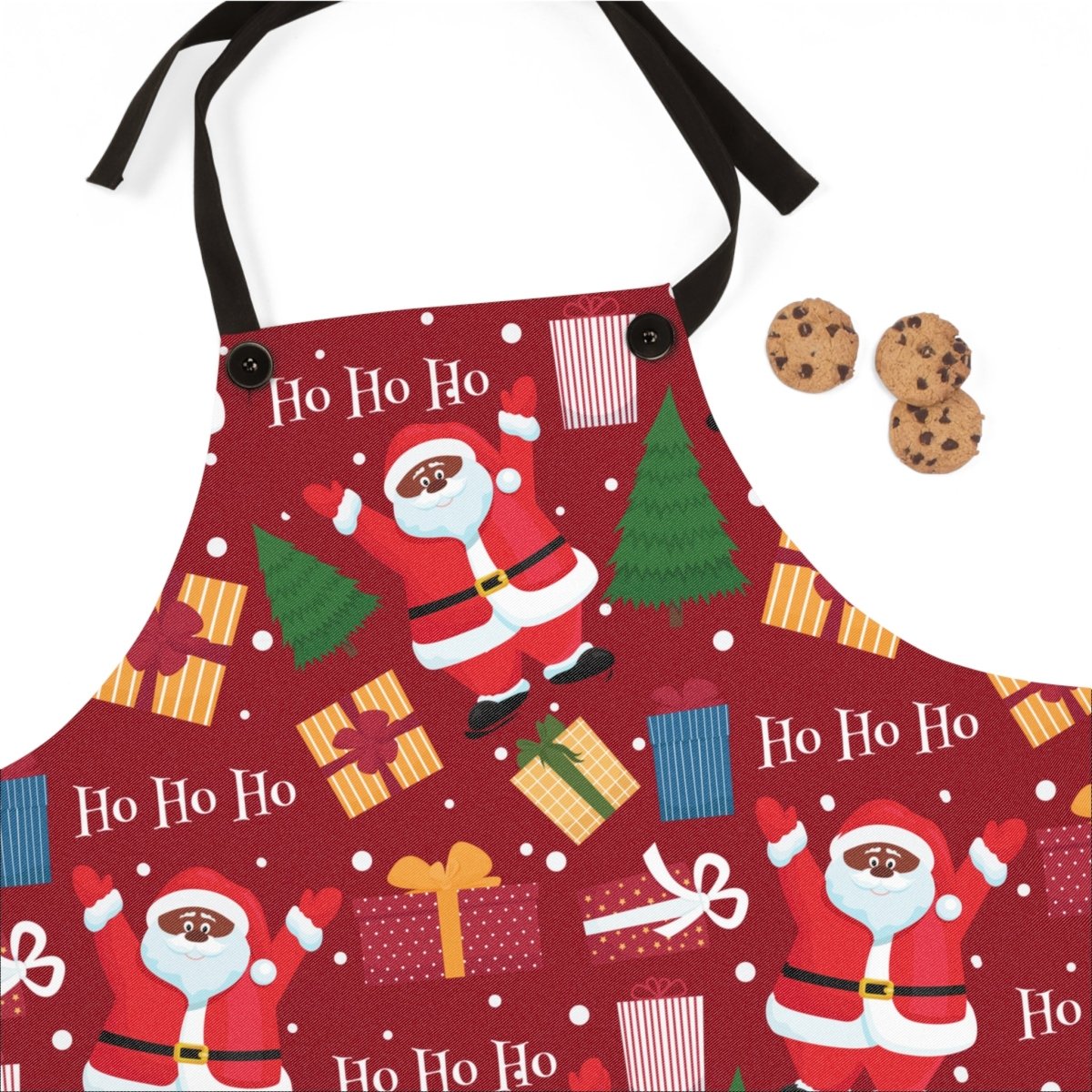 Santa Ho Ho Ho Apron - The Trini Gee