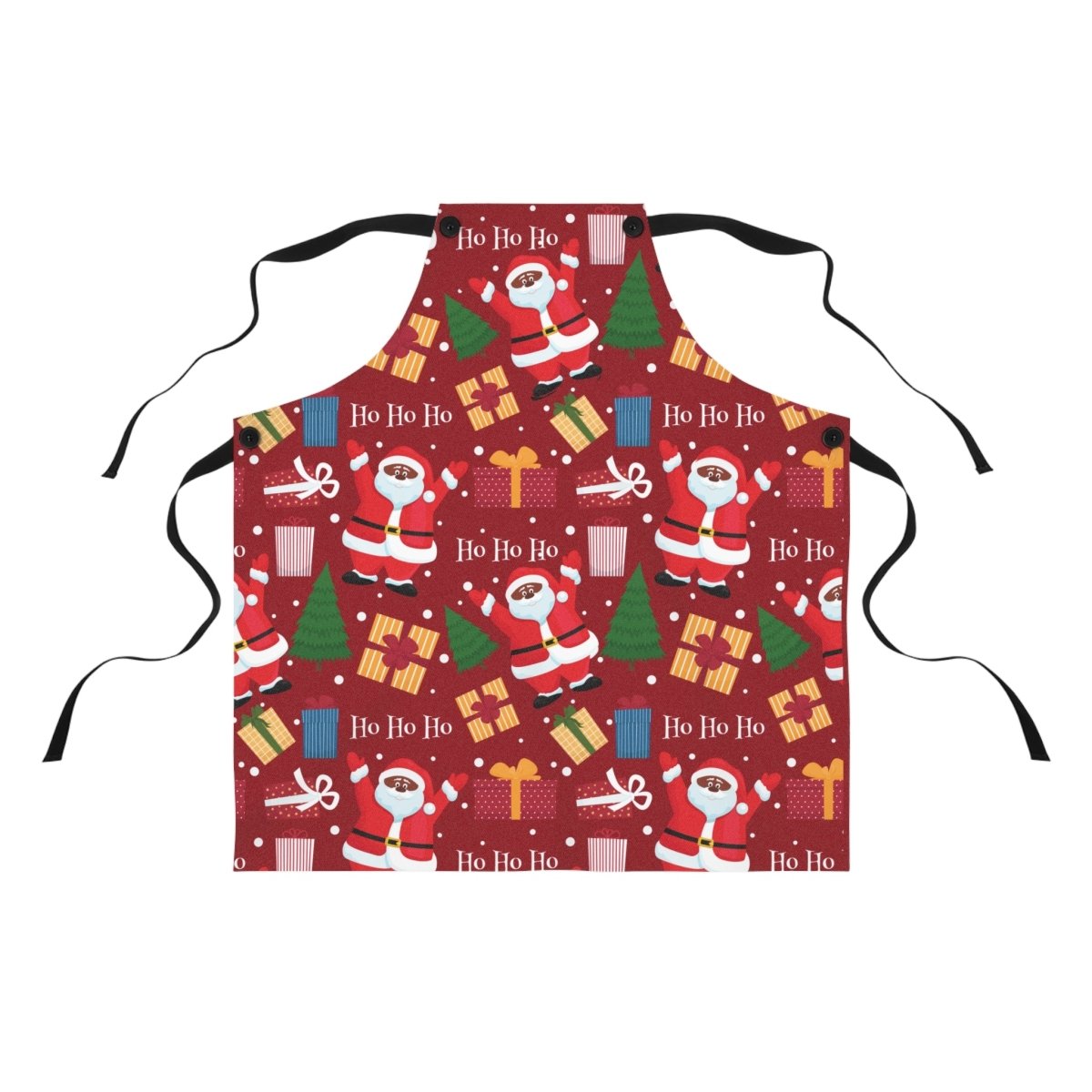 Santa Ho Ho Ho Apron - The Trini Gee
