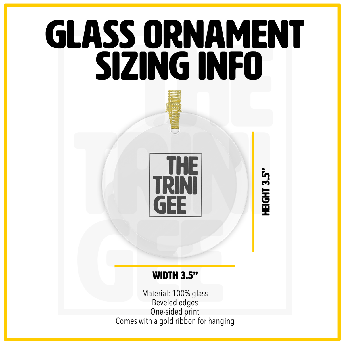 Santa on Motorcycle Glass Ornament - The Trini Gee