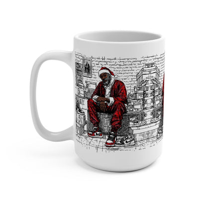 Santa Sneakerhead Mug - Afrocentric Art by The Trini Gee
