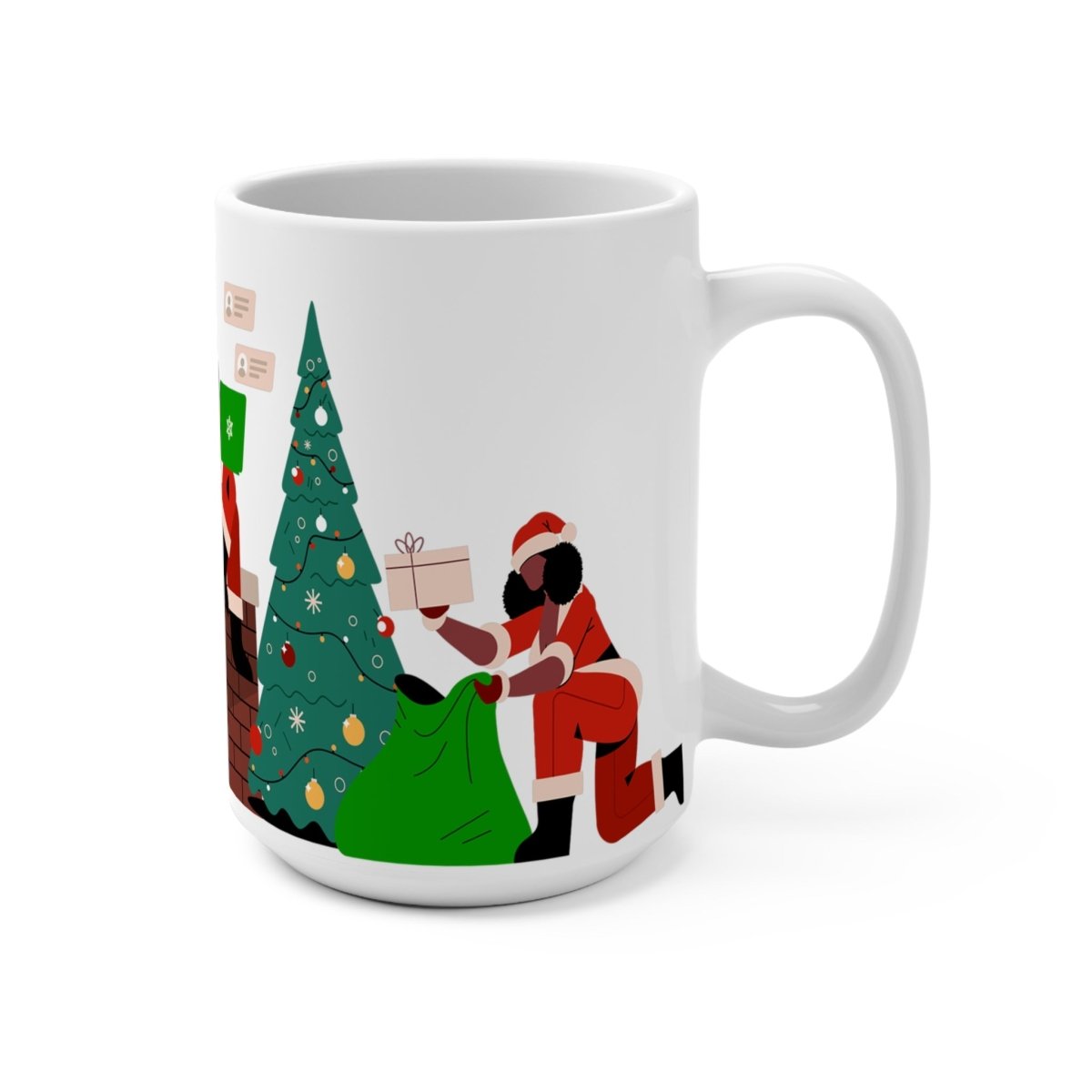 Santa Woman Mug - The Trini Gee