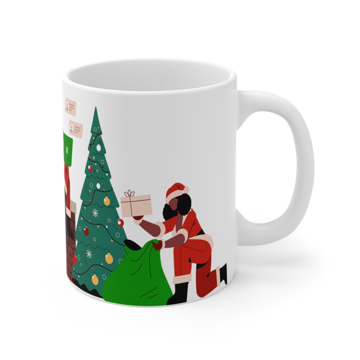 Santa Woman Mug - The Trini Gee