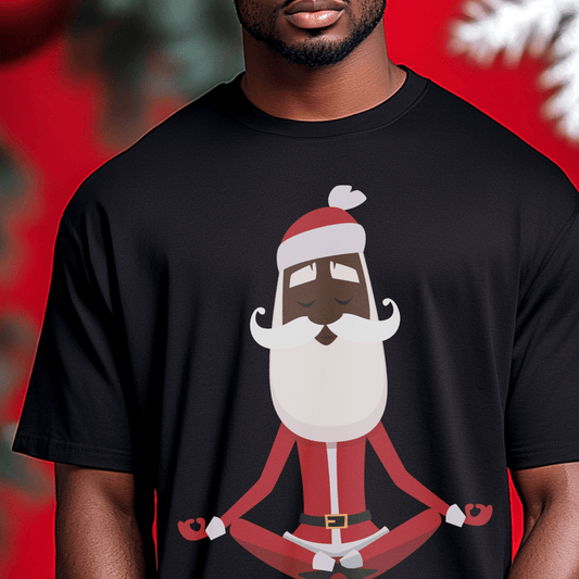 Santa Yoga Shirt - The Trini Gee