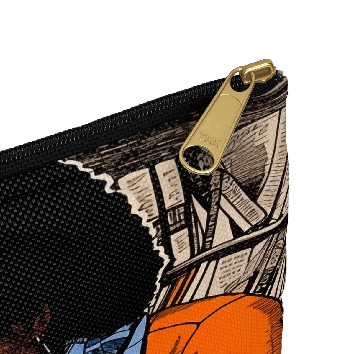 Scholar Girl Accessory Pouch - Afrocentric Art by The Trini Gee