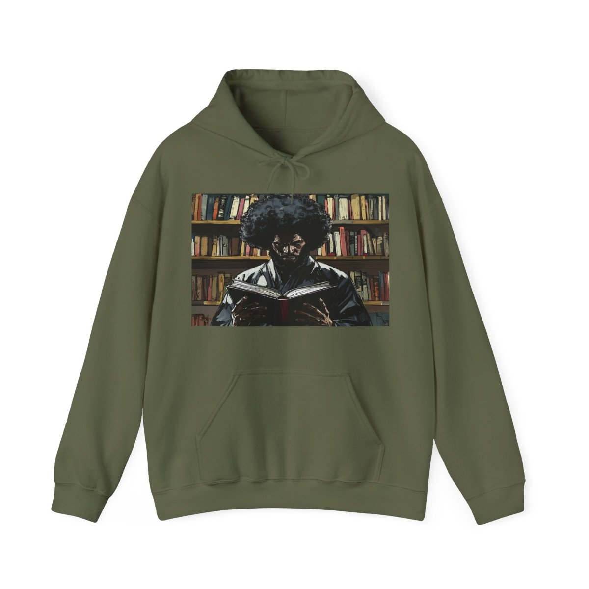 Scholar Samurai Hoodie - Afrocentric Art by The Trini Gee