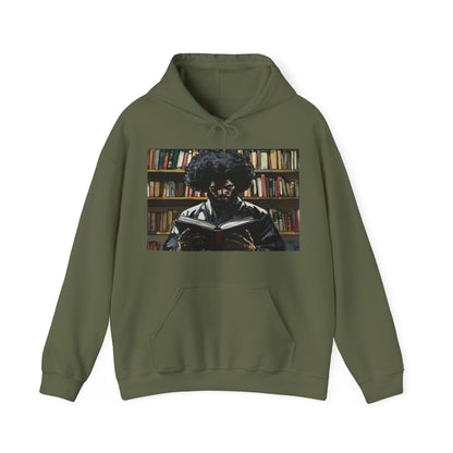 Scholar Samurai Hoodie - Afrocentric Art by The Trini Gee