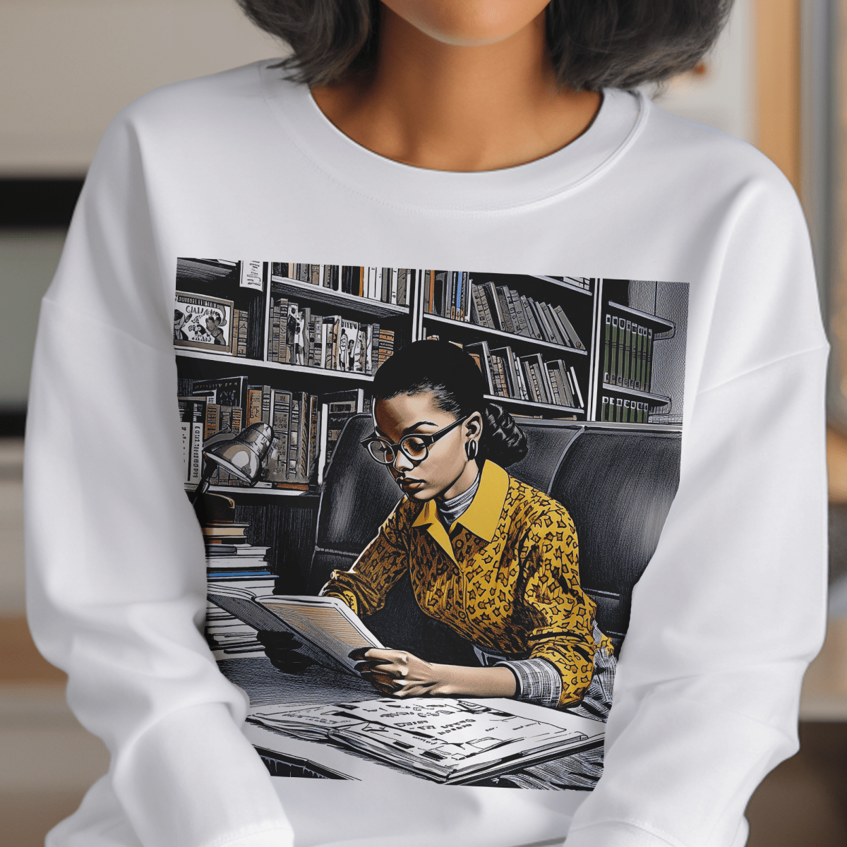 Scholar Woman Sweatshirt - The Trini Gee