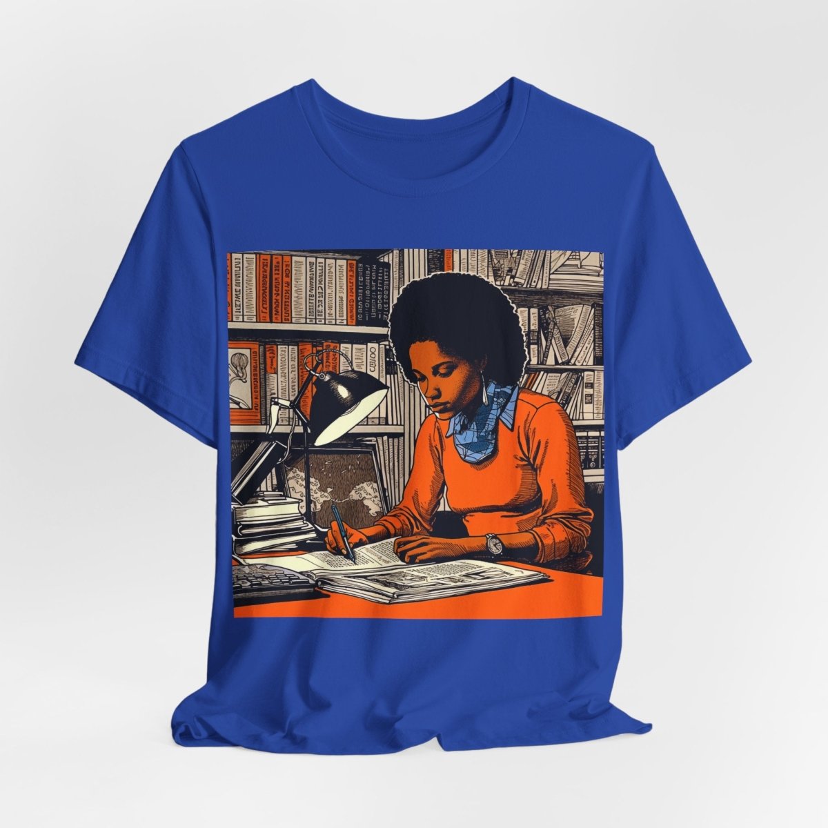 Scholarly Woman Shirt - Afrocentric Art by The Trini Gee