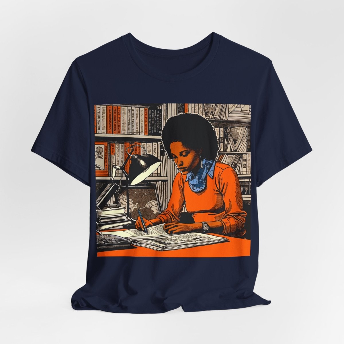 Scholarly Woman Shirt - Afrocentric Art by The Trini Gee